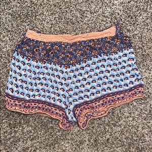 Super cute boho lounge shorts